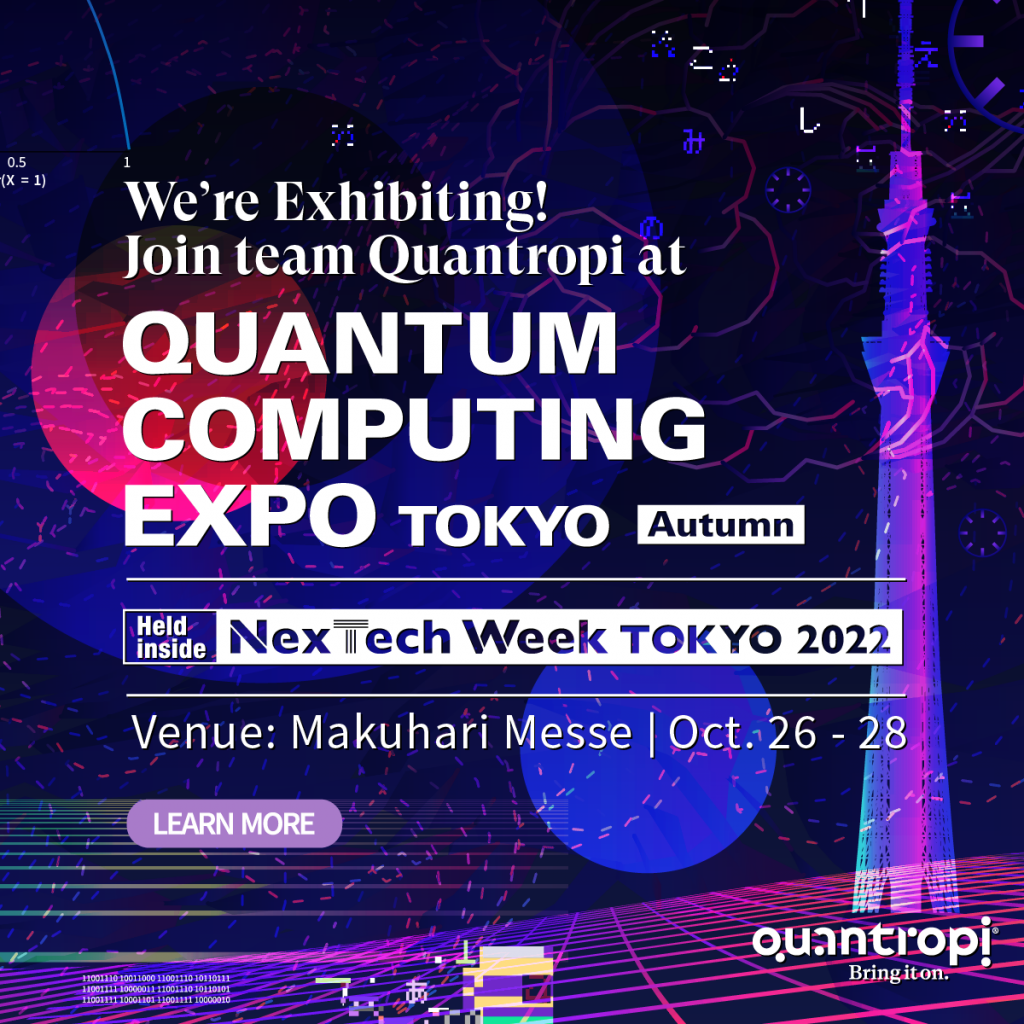 Quantropi at the Quantum Computing Expo, Tokyo