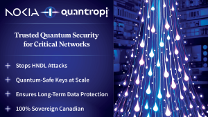 Quantropi's D-QKD integrates with Nokia Security Management Server (SMS)